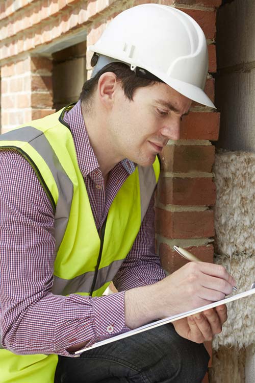 Home Inspector Clipboard Hard Hat